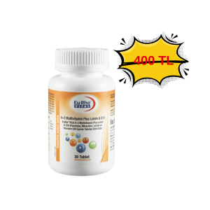 EuRho® Vital A-Z Multivitamin Plus Lutein & Q10  30 Tablet N