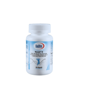 EuRho Vital Macavit M-Lepidyum Kökü Tozu, Guarana Ekstraktı, Selenyum, Çinko ve L-Arjinin İçeren Takviye Edici Gıda 
