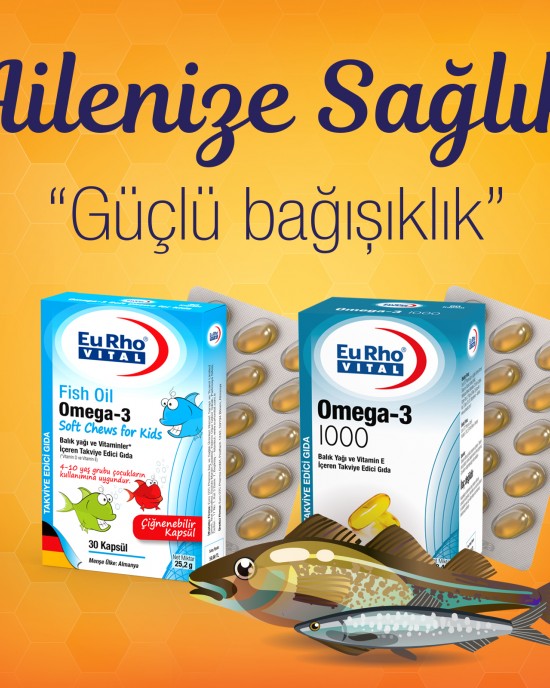 EuRho® Vital Güçlü Bağışıklık Omega Paketi